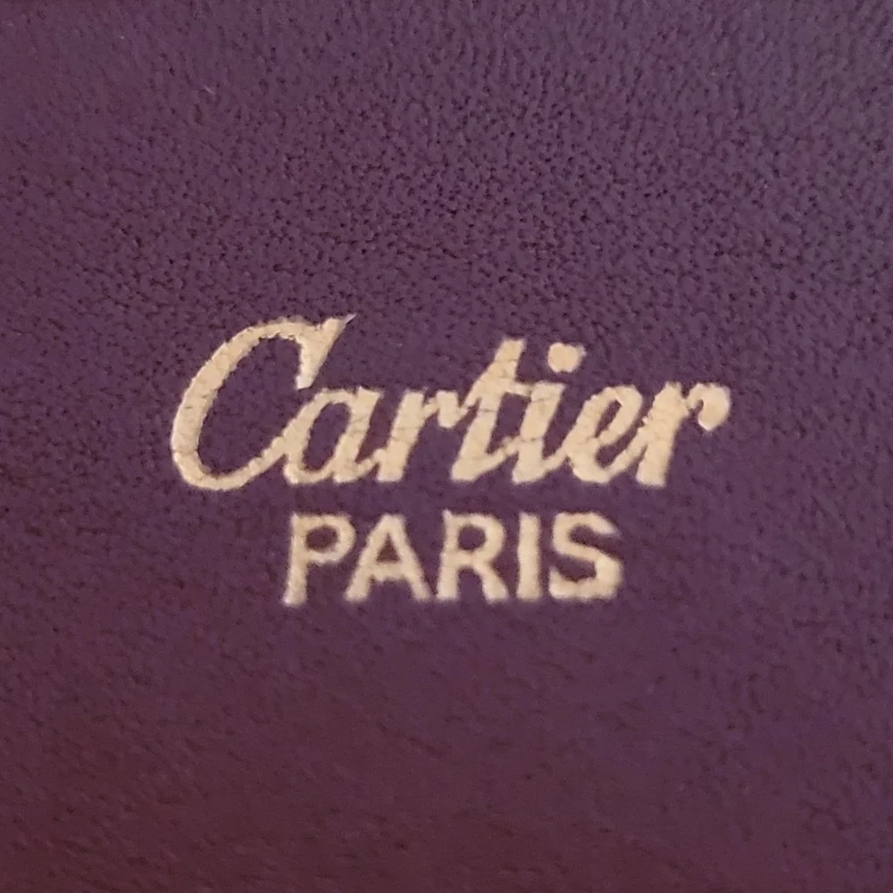 Vintage Cartier Bordeaux Organizer Clutch Bag